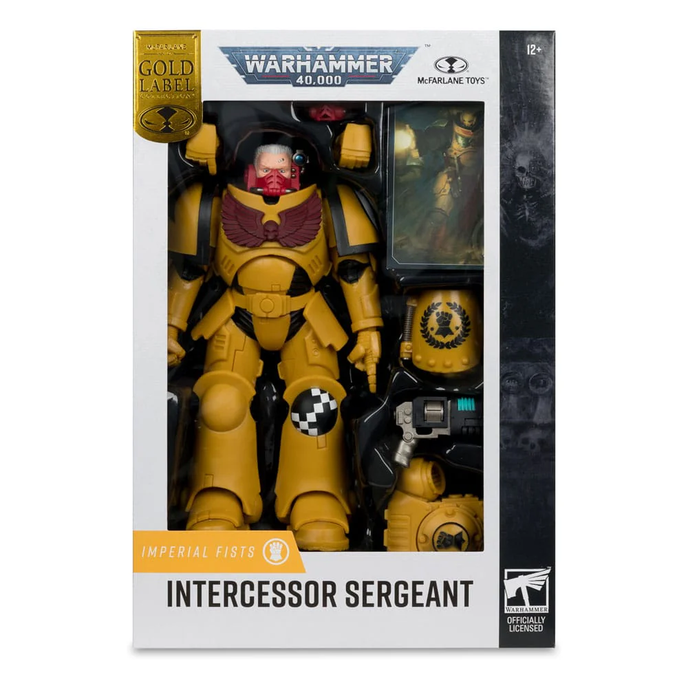 Imperial Fist Intercessor Sergeant Warhammer 40,000 Gold Label Figurka 18 cm - Image 7