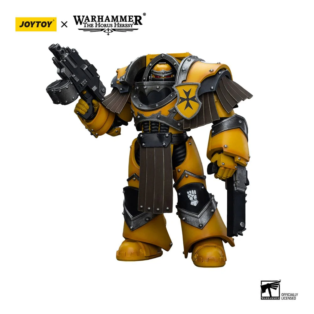 Imperial Fists Legion Cataphractii Terminator Squad Legion Cataphractii with Chainfist Warhammer The Horus Heresy 1/18 Figurka 12 cm - Image 3