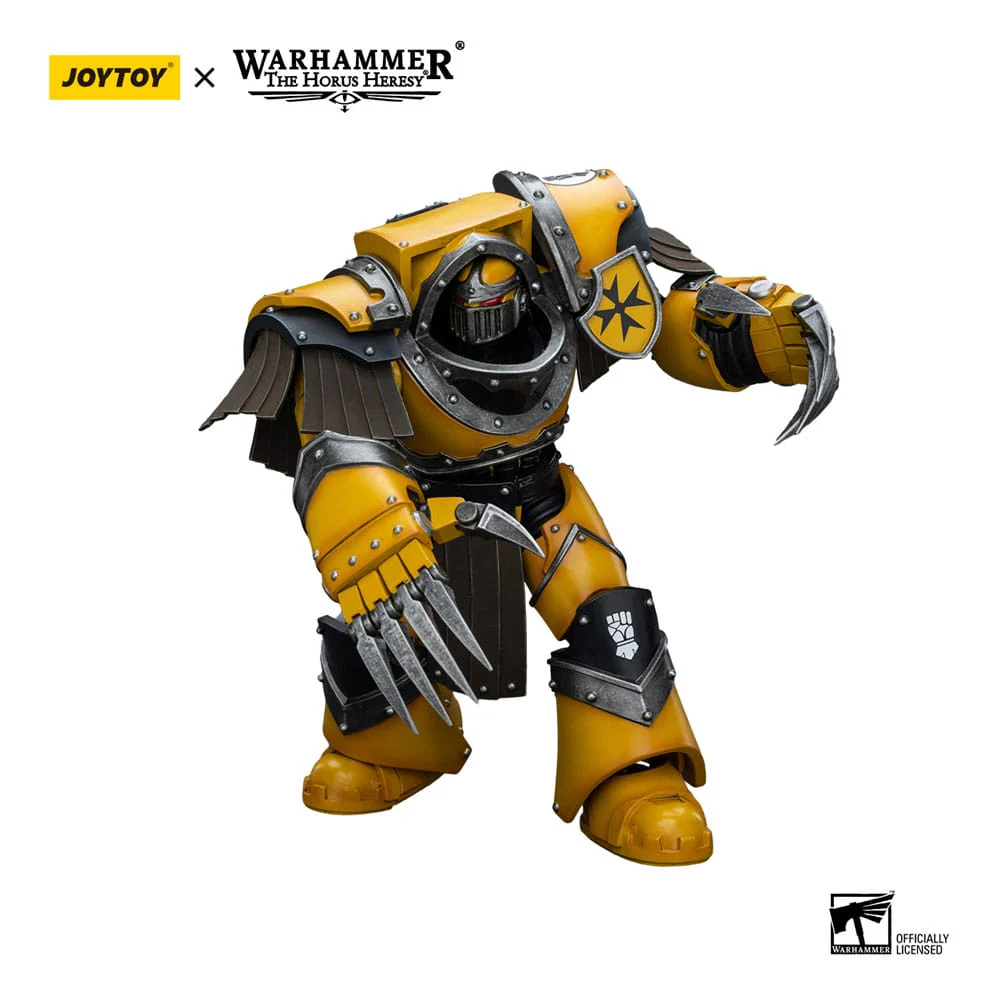 Imperial Fists Legion Cataphractii Terminator Squad Legion Cataphractii with Lightning Claws Warhammer The Horus Heresy 1/18 Figurka 12 cm - Image 4