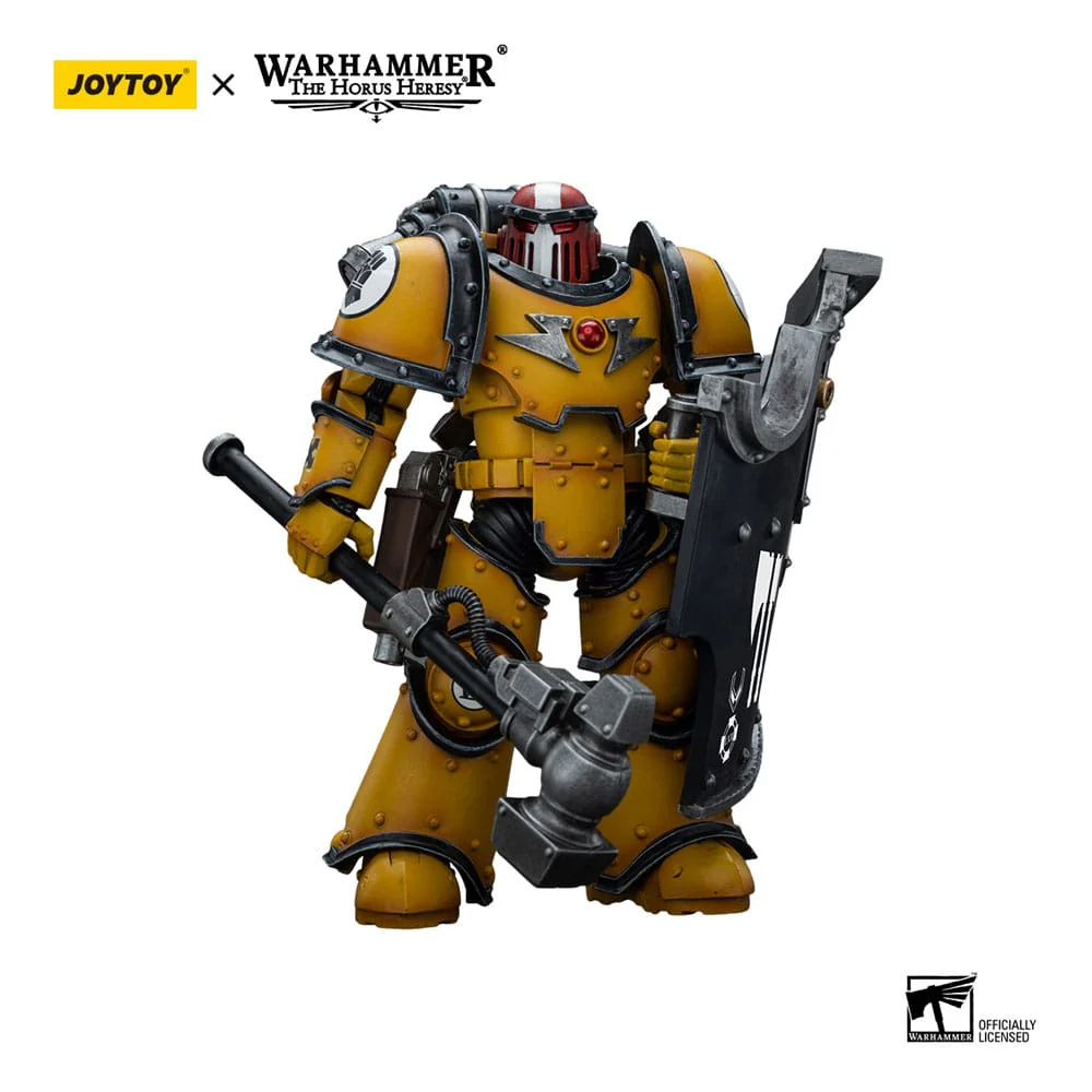 Imperial Fists Legion MkIII Breacher Squad Sergeant with Thunder Hammer Warhammer 1/18 Figurka 12 cm - Image 3