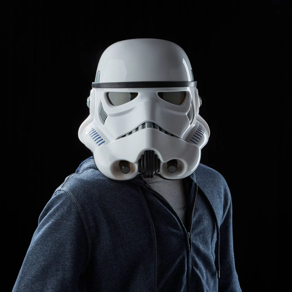 Imperial Stormtrooper Star Wars Rogue One Black Series Electronic Helmet Replika - Image 4