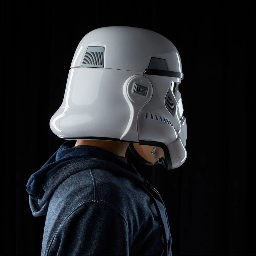 Imperial Stormtrooper Star Wars Rogue One Black Series Electronic Helmet Replika - Image 7