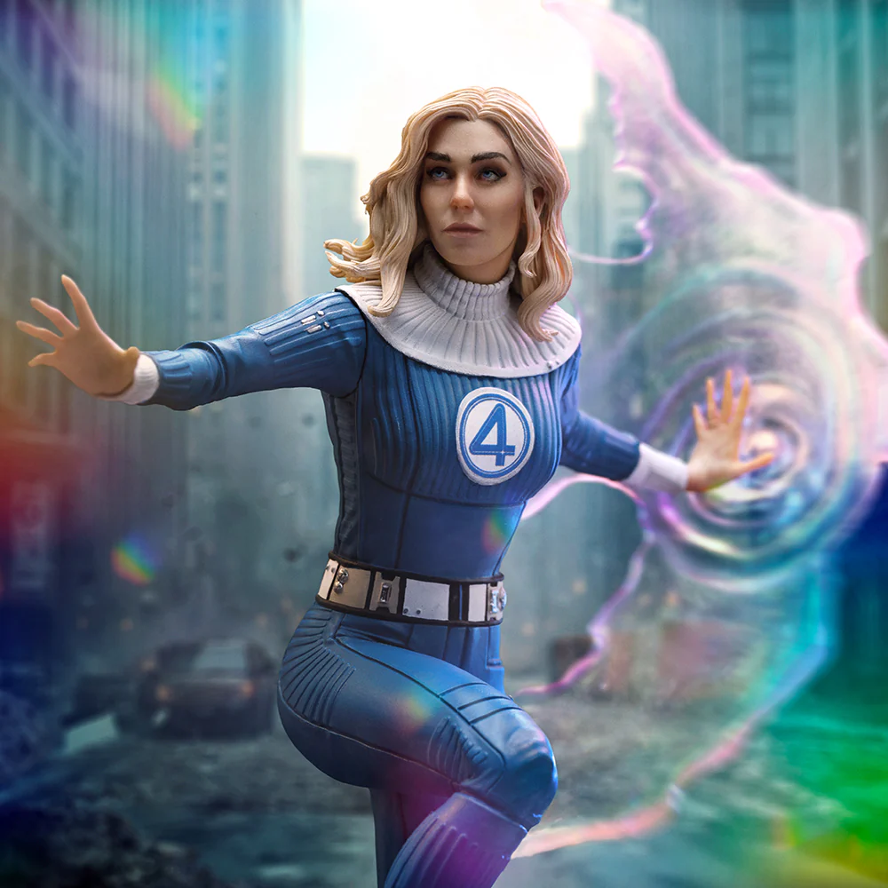 Invisible Woman and Franklin Woman Marvel Fantastic Four Art Scale 1/10 Figurka 28 cm - Image 5
