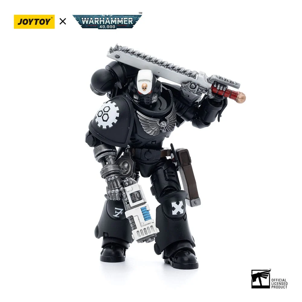 Iron Hands Assault Intercessors Sergeant Kalock Warhammer 40k 1/18 Figurka 12 cm - Image 4