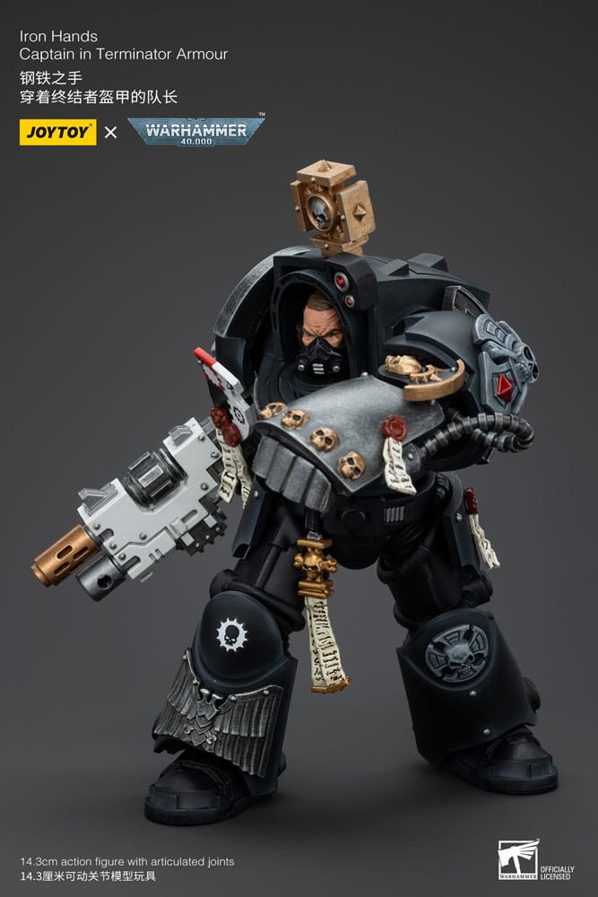 Iron Hands Captain in Terminator Armour Warhammer 40k 1/18 Figurka 14 cm - Image 7