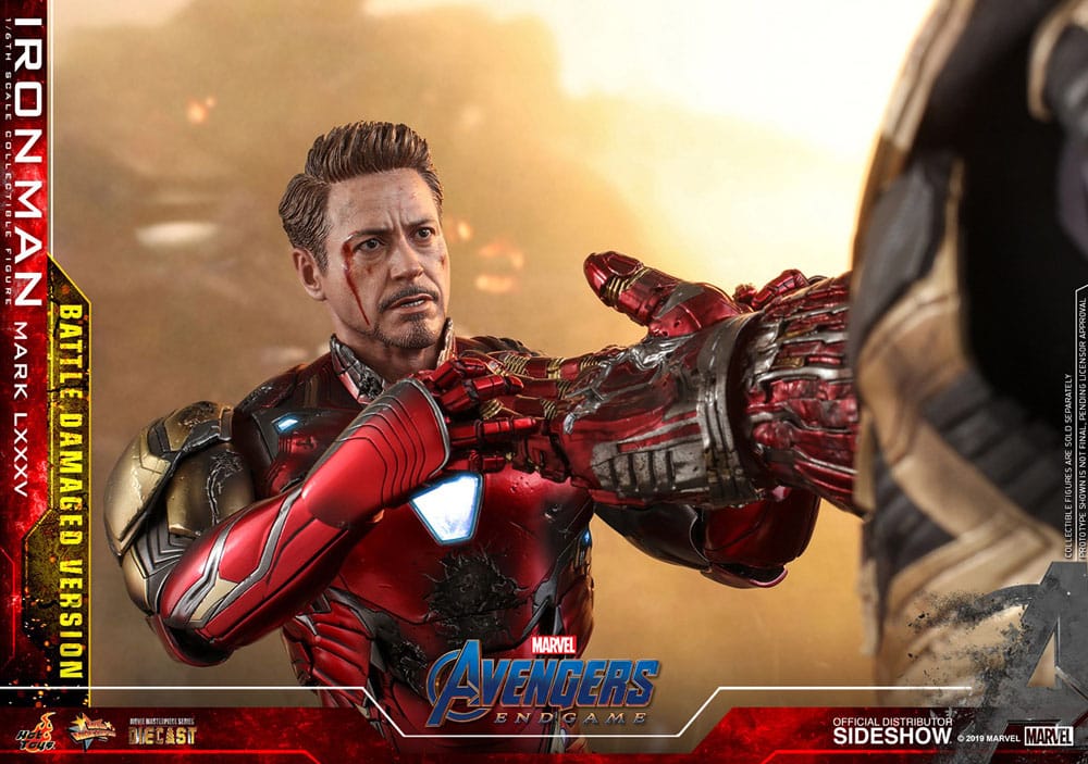 Iron Man Mark LXXXV Battle Damaged Version Marvel Avengers: Endgame Movie Masterpiece Diecast 1/6 Special Edition Figurka 32 cm - Image 16