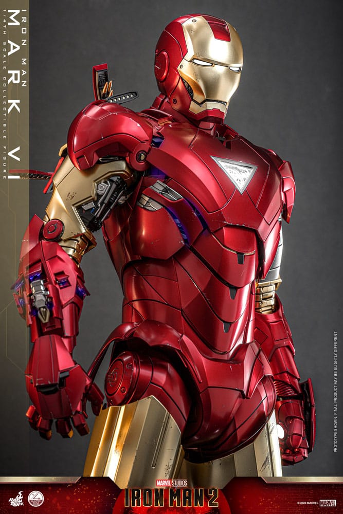 Iron Man Mark VI Iron Man 2 Movie 1/4 Figurka 48 cm - Image 15
