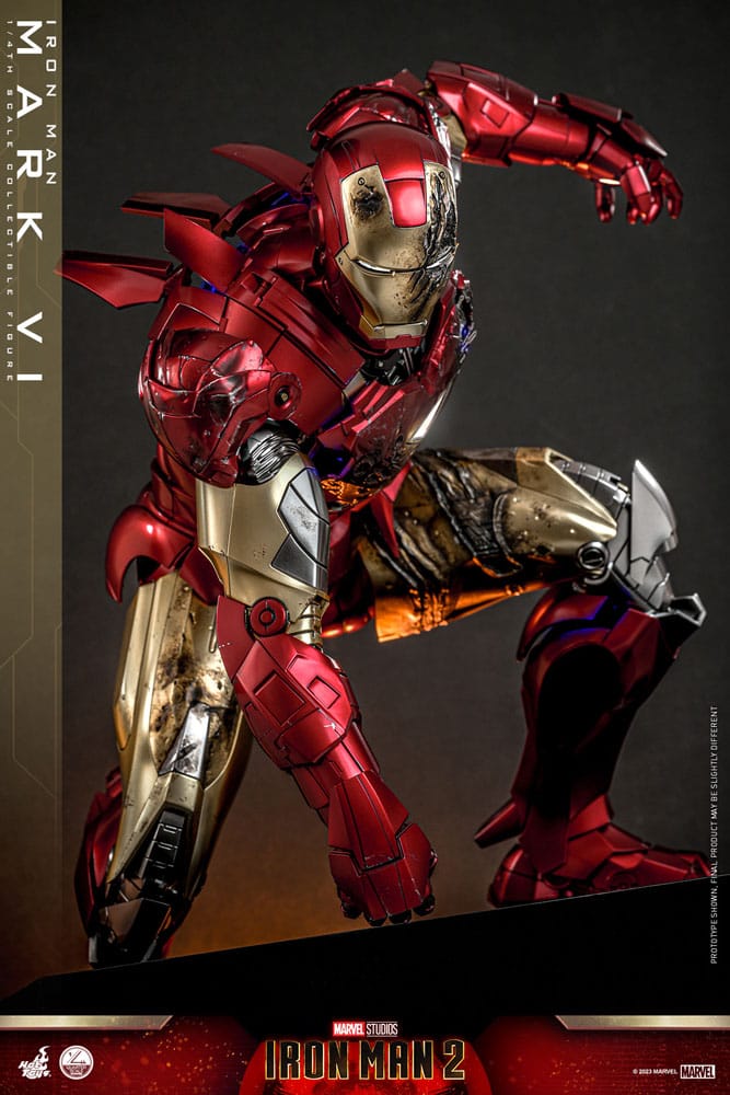 Iron Man Mark VI Iron Man 2 Movie 1/4 Figurka 48 cm - Image 4