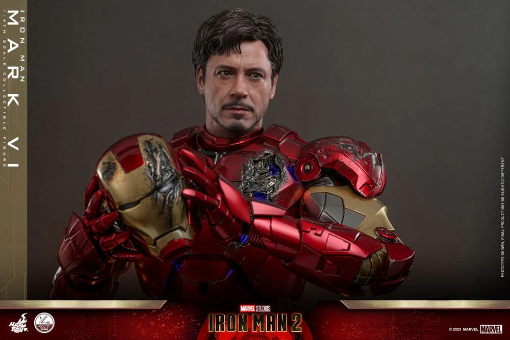 Iron Man Mark VI Iron Man 2 Movie 1/4 Figurka 48 cm - Image 5