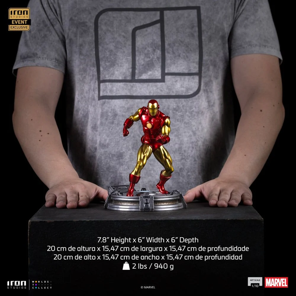 Iron Man Marvel Art Scale CCXP Exclusive 2025 1/10 Figurka 20 cm - Image 13