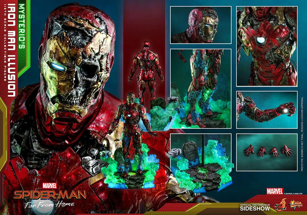 Iron Man Marvel Spider-Man: Far From Home 1/6 Mysterio's Illusion Figurka 32 cm - Image 13