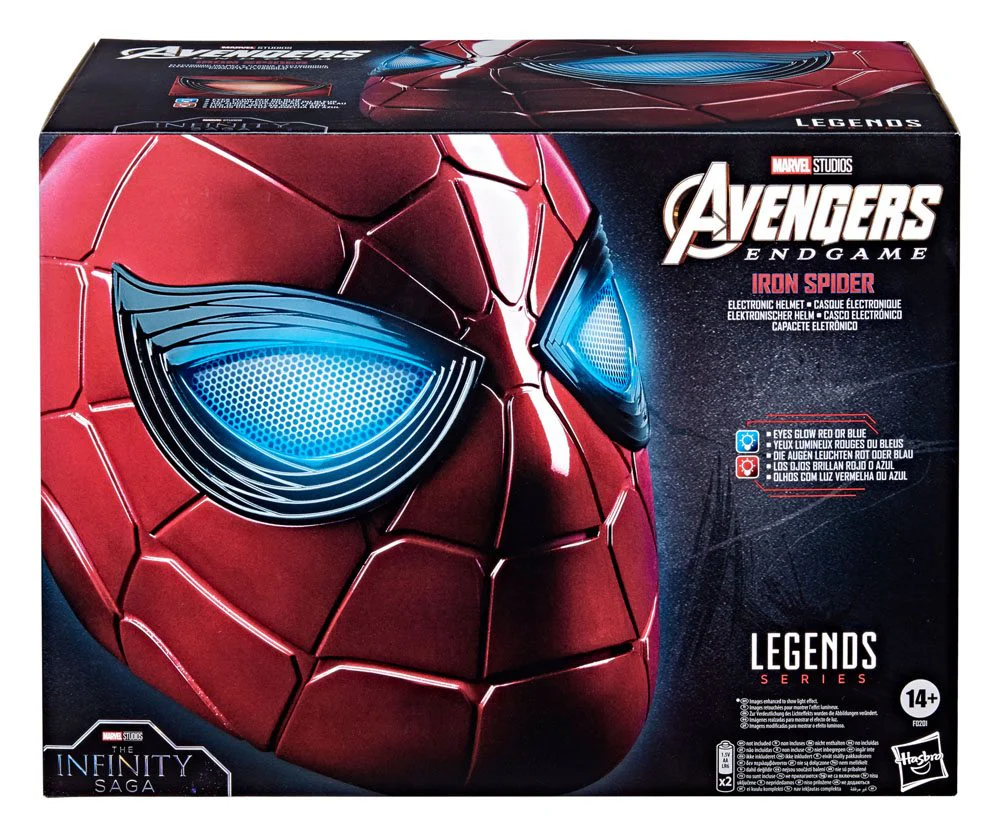 Iron Spider Avengers: Endgame Marvel Legends Series Electronic Helmet Replika 1/1 - Image 11