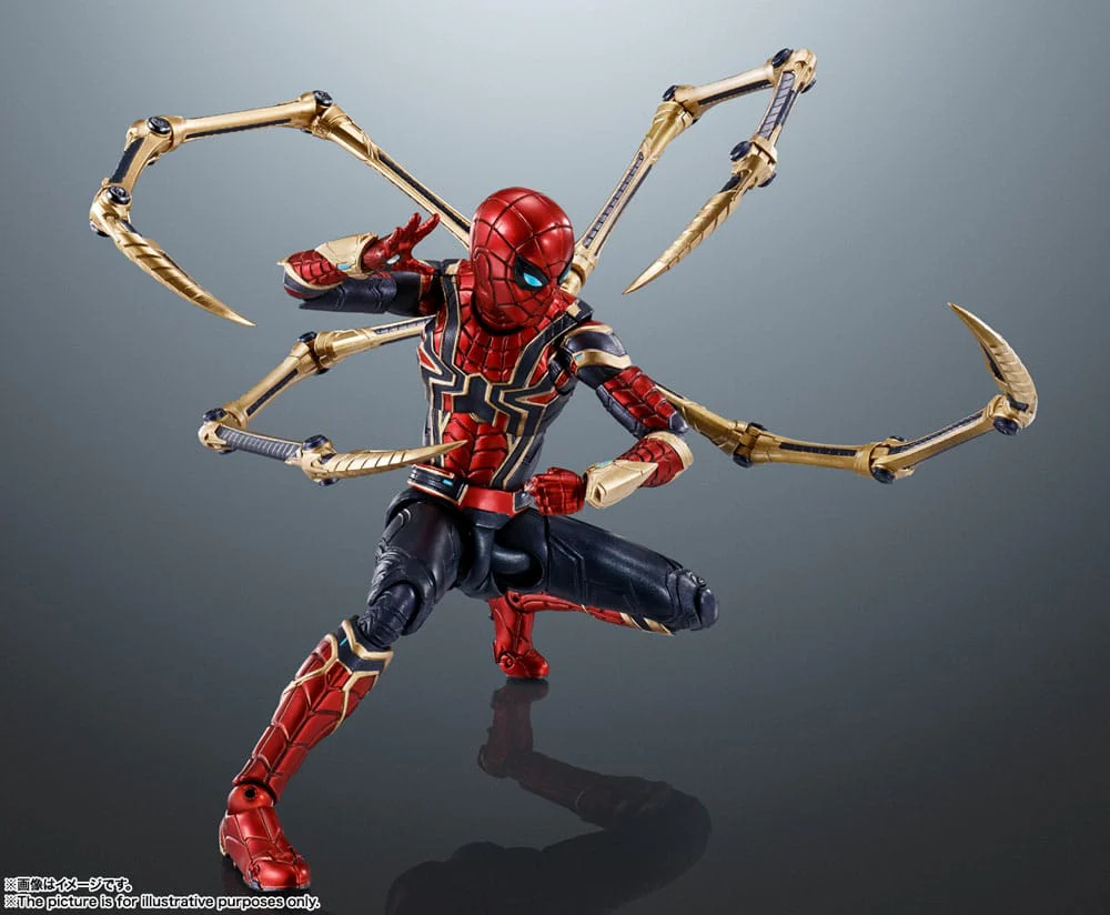 Iron Spider-Man Marvel Spider-Man: No Way Home S.H. Figuarts Figurka 15 cm - Image 6