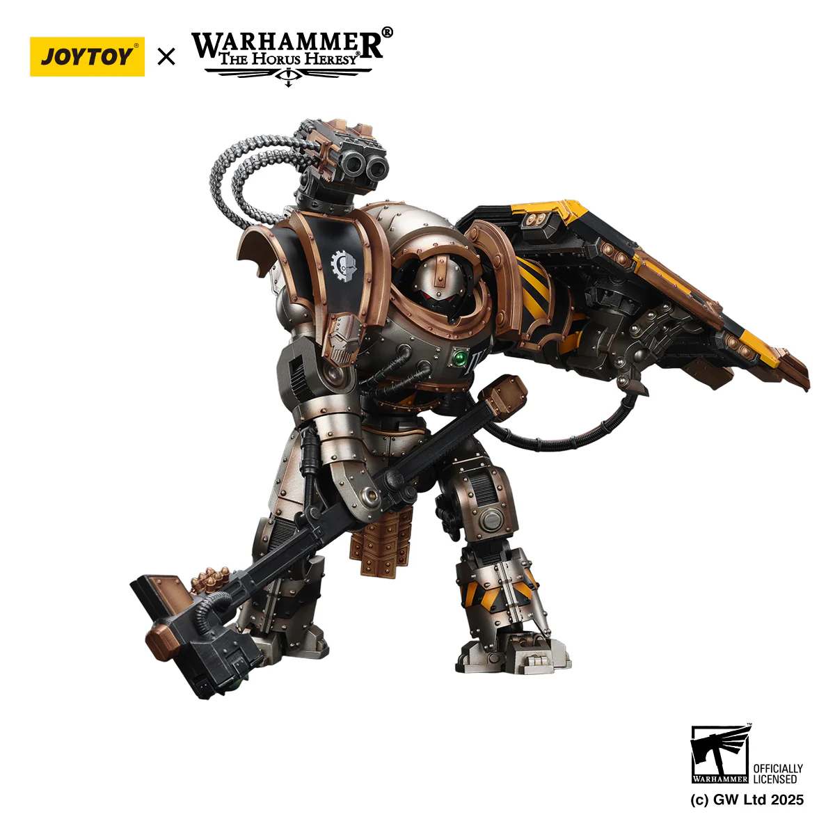 Iron Warriors Iron Circle Domitar-Ferrum Class Battle-automata with Karceri Battle Shield Warhammer The Horus Heresy Figurka 24 cm - Image 4