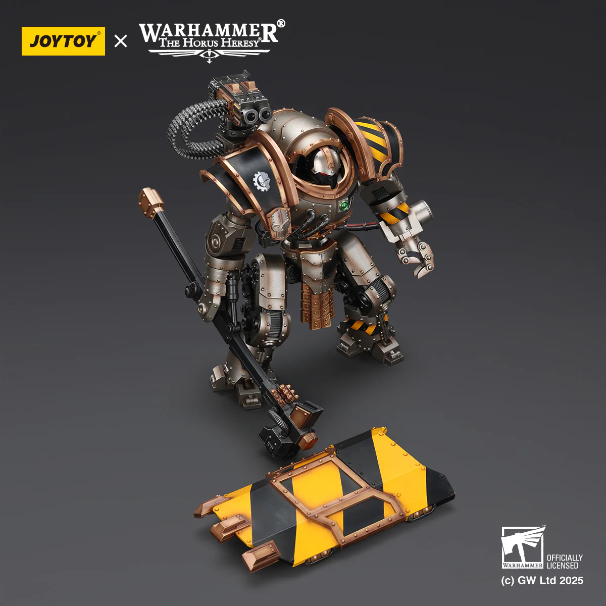 Iron Warriors Iron Circle Domitar-Ferrum Class Battle-automata with Karceri Battle Shield Warhammer The Horus Heresy Figurka 24 cm - Image 9
