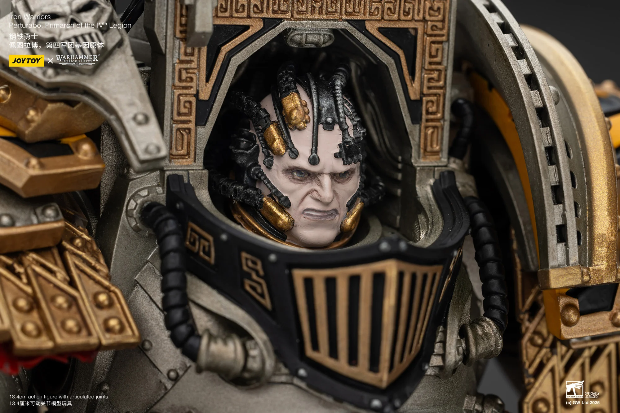 Iron Warriors Perturabo Primarch of the lVth Legion Warhammer The Horus Heresy Figurka 20 cm - Image 13