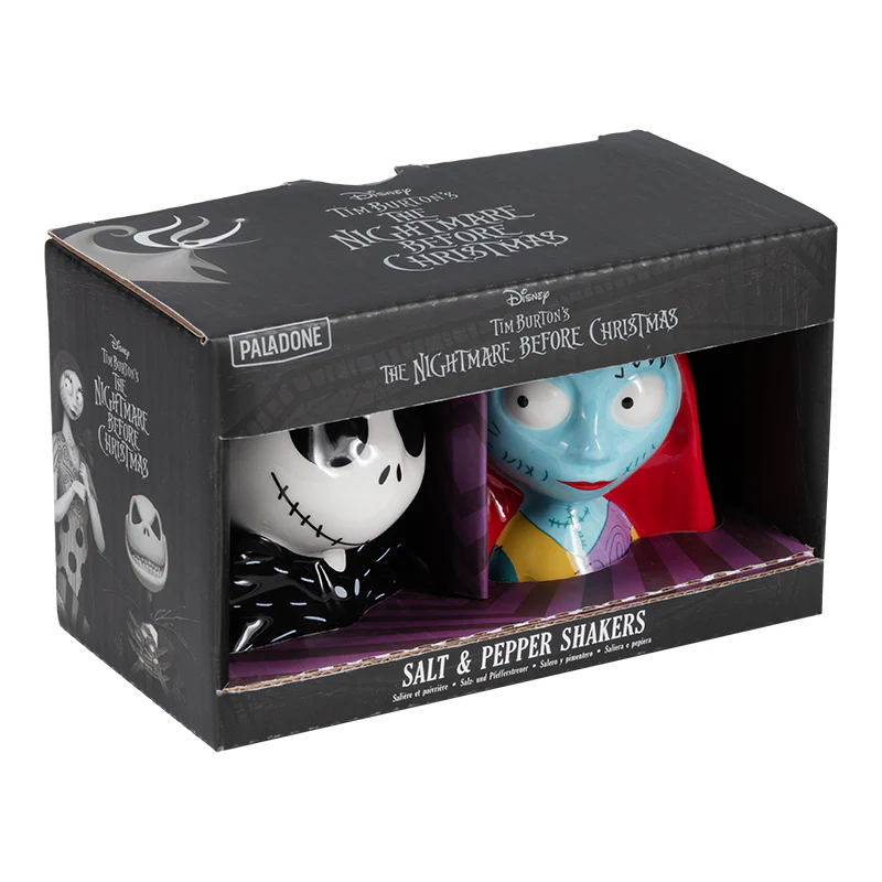 Jack i Sally Zestaw Pieprzniczka i Solniczka Miasteczko Halloween - Image 2