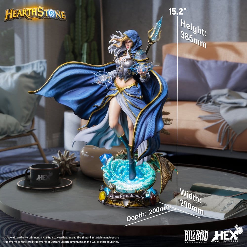 Jaina Proudmoore Hearthstone Statue 1/6 Figurka 39 cm - Image 3