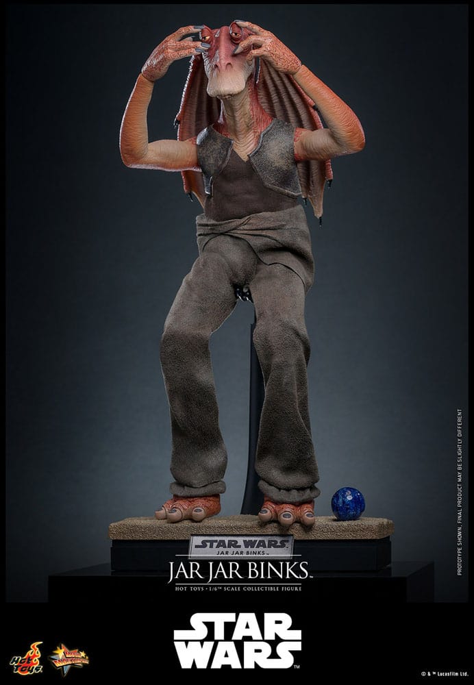 Jar Jar Binks Star Wars 1/6 Figurka 33 cm - Image 11