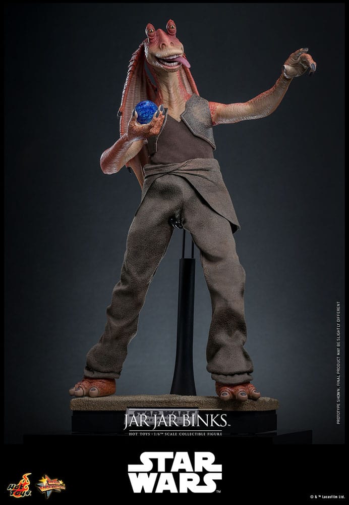 Jar Jar Binks Star Wars 1/6 Figurka 33 cm - Image 12