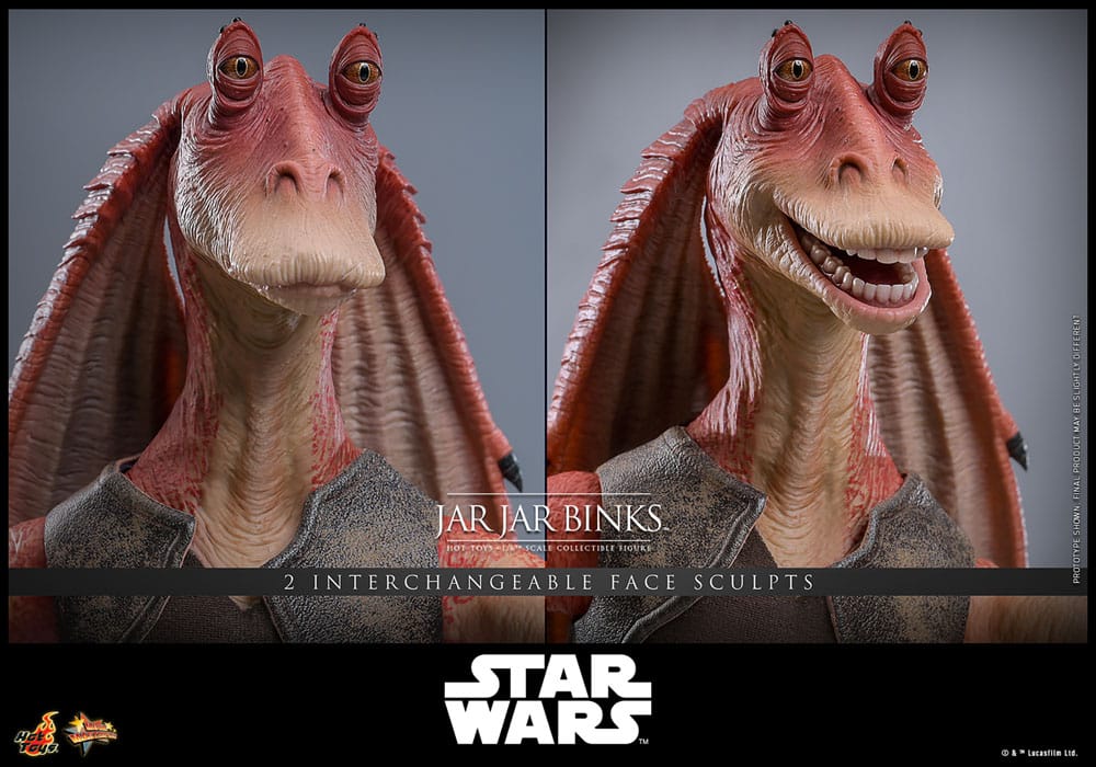 Jar Jar Binks Star Wars 1/6 Figurka 33 cm - Image 18