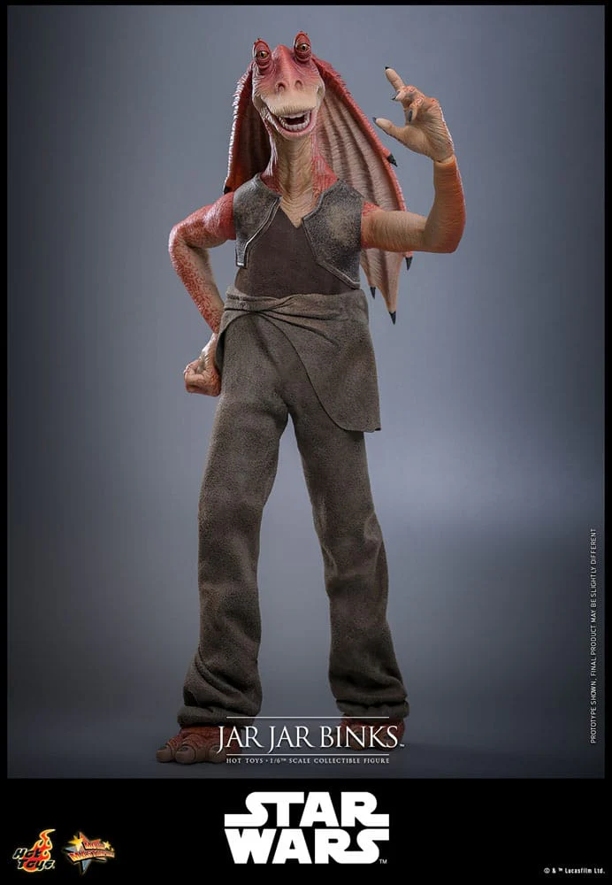 Jar Jar Binks Star Wars 1/6 Figurka 33 cm - Image 8