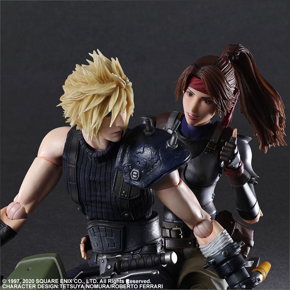 Jessie, Cloud & Bike Final Fantasy VII Remake Play Arts Kai Figurka - Image 3