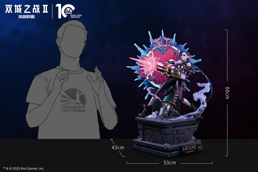 Jinx Infinity Studio x Arcane 1/4 Figurka 60 cm - Image 24