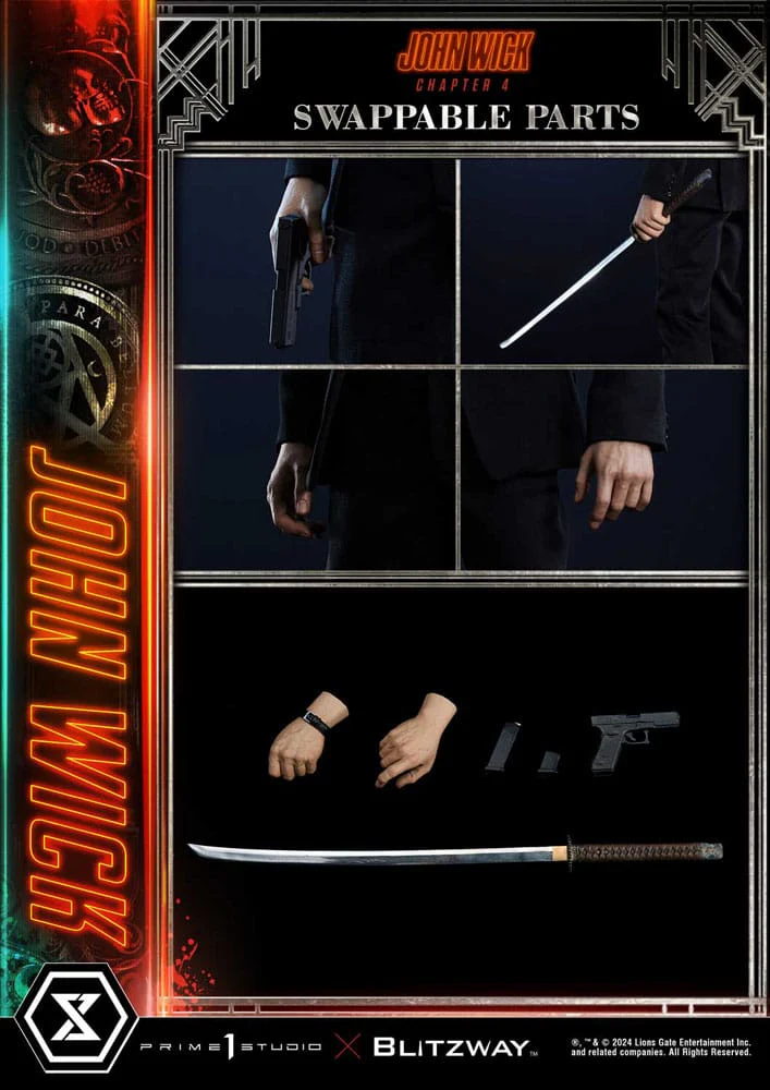 John Wick Chapter 4 Premium Masterline Series 1/4 Figurka 54 cm - Image 3