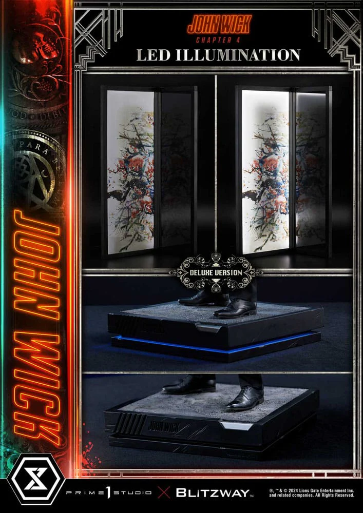 John Wick Chapter 4 Premium Masterline Series Deluxe Bonus Version 1/4 Figurka 54 cm - Image 4