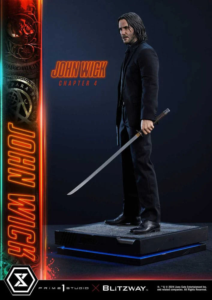 John Wick Chapter 4 Premium Masterline Series Deluxe Version 1/4 Figurka 54 cm - Image 11