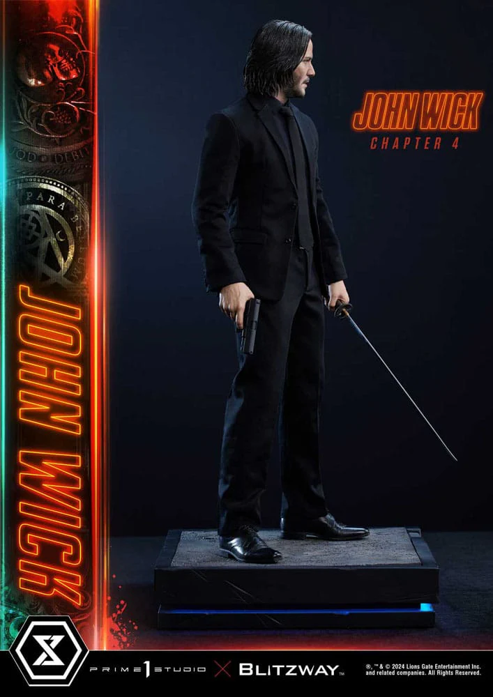 John Wick Chapter 4 Premium Masterline Series Deluxe Version 1/4 Figurka 54 cm - Image 12