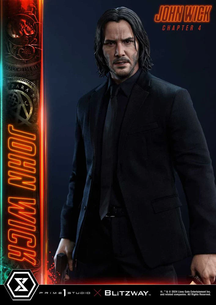 John Wick Chapter 4 Premium Masterline Series Deluxe Version 1/4 Figurka 54 cm - Image 17