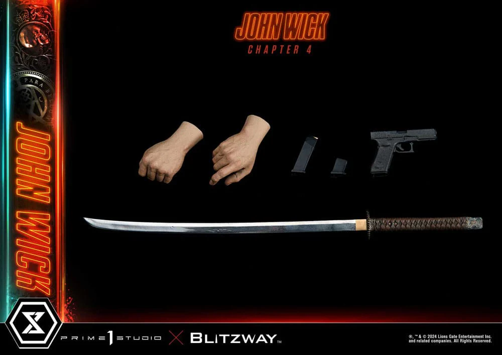 John Wick Chapter 4 Premium Masterline Series Deluxe Version 1/4 Figurka 54 cm - Image 22