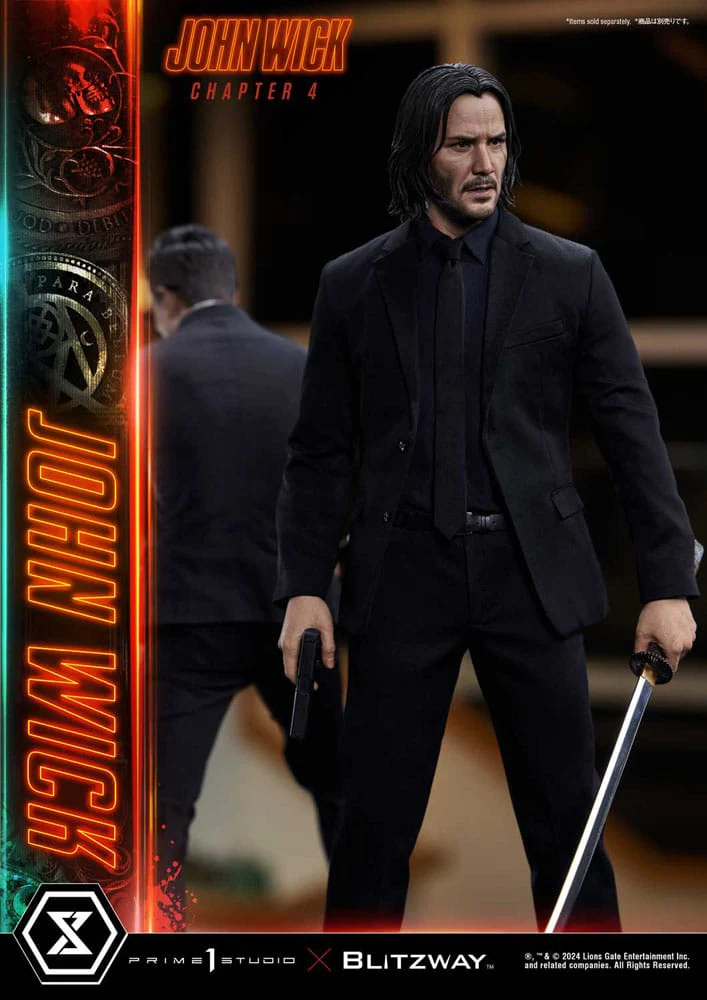 John Wick Chapter 4 Premium Masterline Series Deluxe Version 1/4 Figurka 54 cm - Image 24