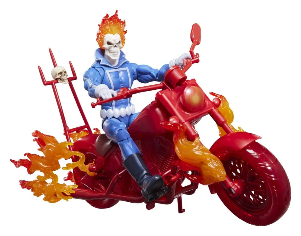 Johnny Blaze with Motorcycle Ghost Rider Marvel Legends Figurka 15 cm - Image 2