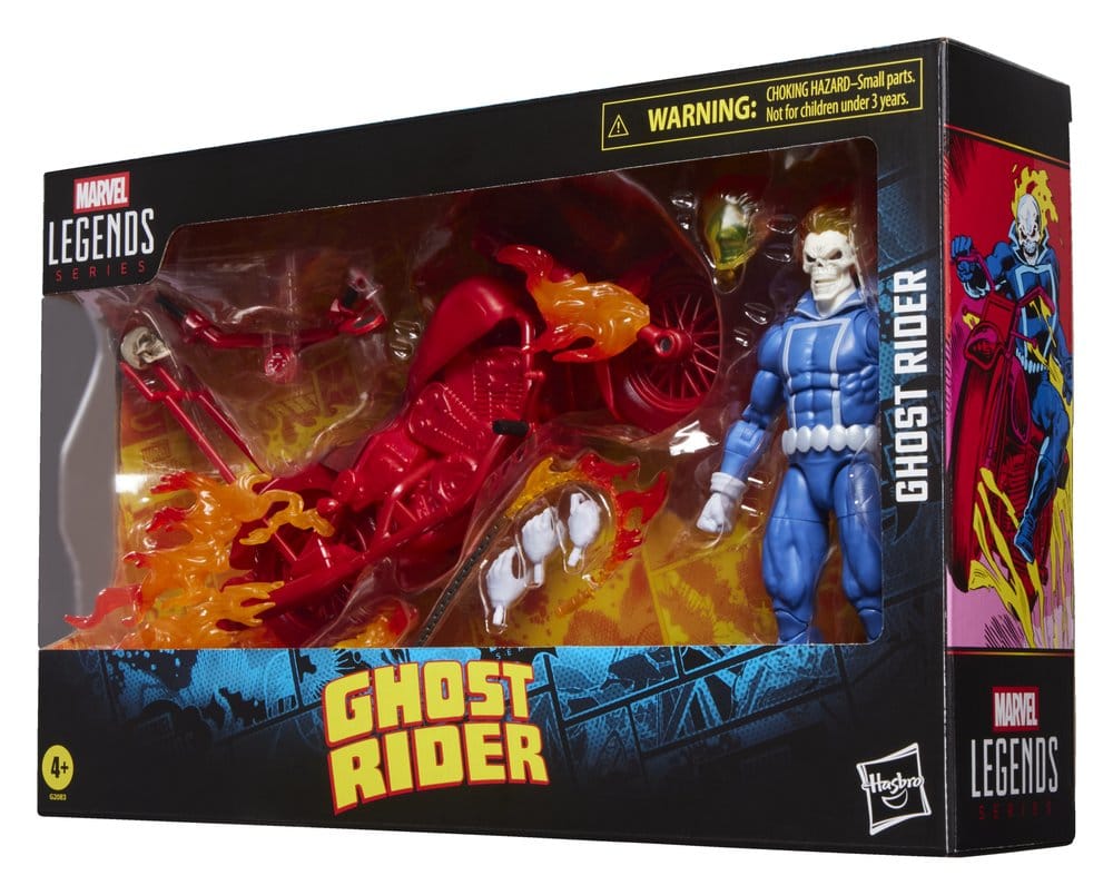 Johnny Blaze with Motorcycle Ghost Rider Marvel Legends Figurka 15 cm - Image 6