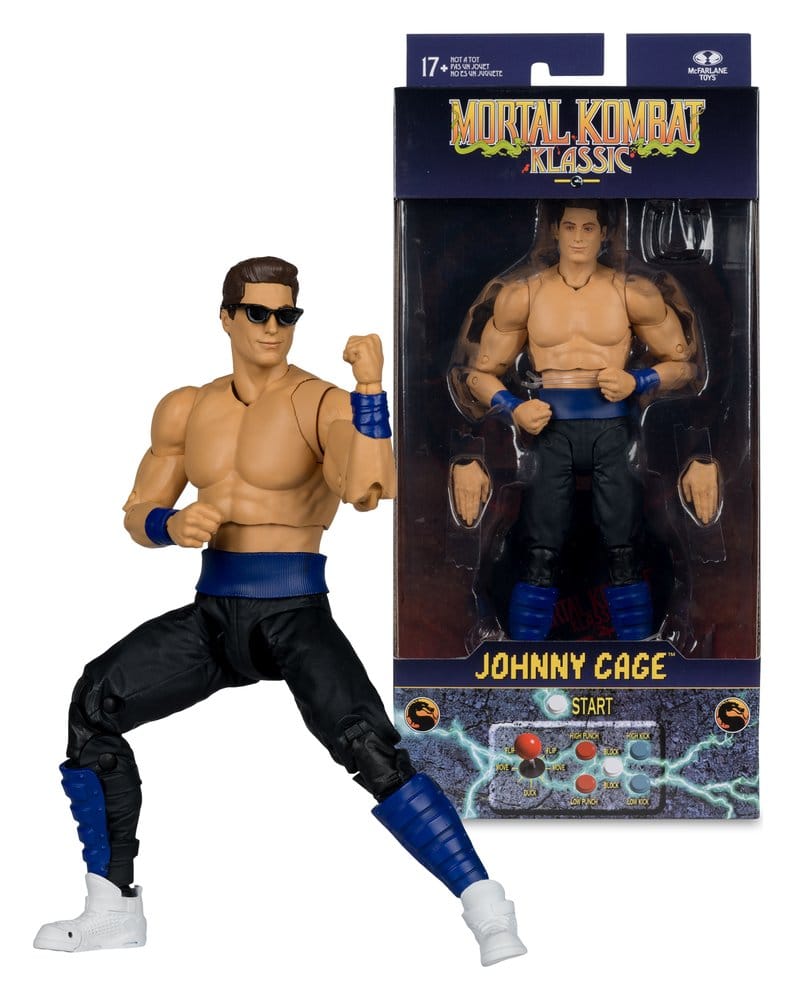 Johnny Cage Mortal Kombat Klassics Figurka 18 cm - Image 4
