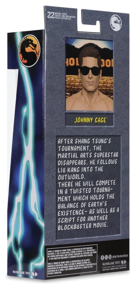 Johnny Cage Mortal Kombat Klassics Figurka 18 cm - Image 9