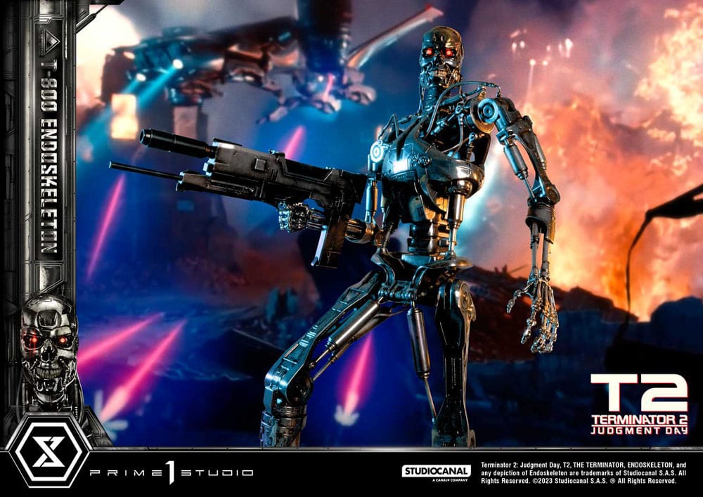 Judgment Day T800 Endoskeleton Terminator 2 Museum Masterline Series 1/3 Figurka 74 cm - Image 15