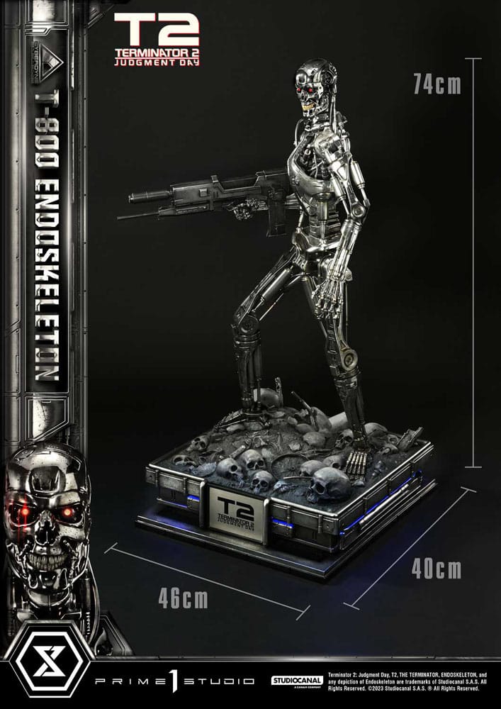 Judgment Day T800 Endoskeleton Terminator 2 Museum Masterline Series 1/3 Figurka 74 cm - Image 6