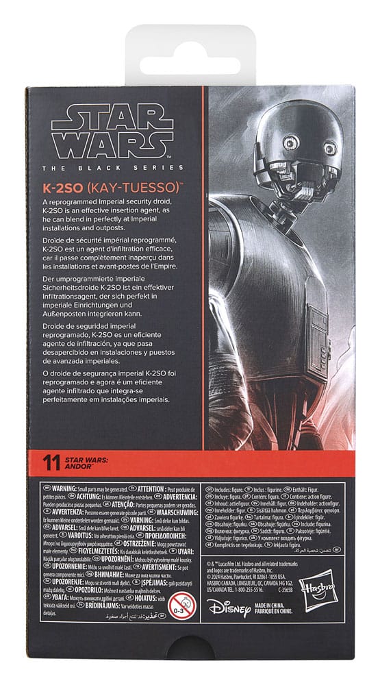 K-2SO Kay-Tuesso Star Wars: Andor Black Series Figurka 15 cm - Image 7