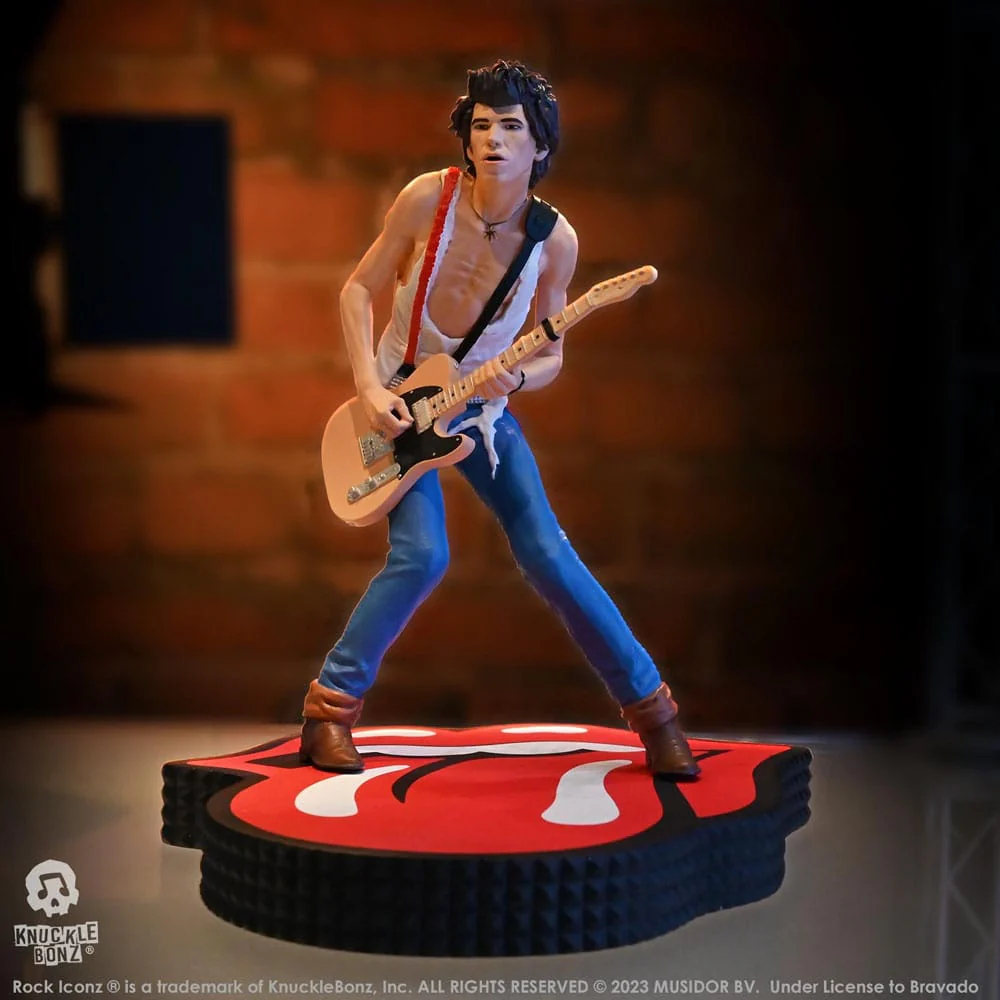 Keith Richards Tattoo You Tour 1981 The Rolling Stones Rock Iconz Figurka 22 cm - Image 4