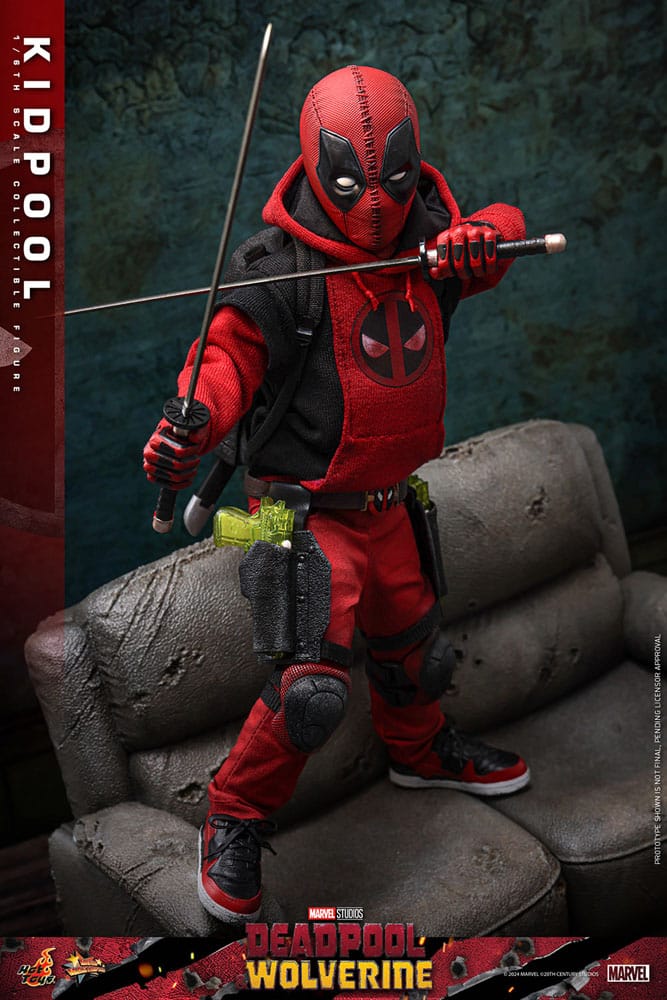 Kidpool Marvel Deadpool & Wolverine Movie Masterpiece 1/6 Figurka 22 cm - Image 9