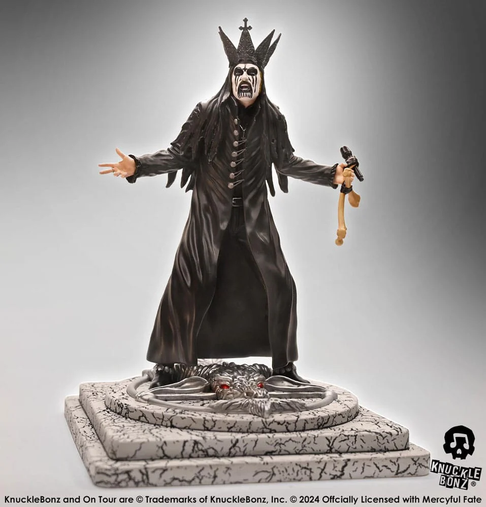 King Diamond III Black Version Mercyful Fate Rock Iconz Figurka 22 cm