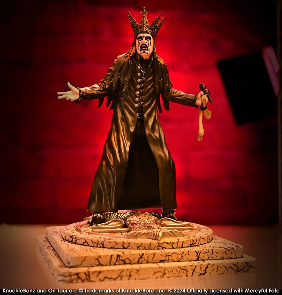 King Diamond III Black Version Mercyful Fate Rock Iconz Figurka 22 cm - Image 13