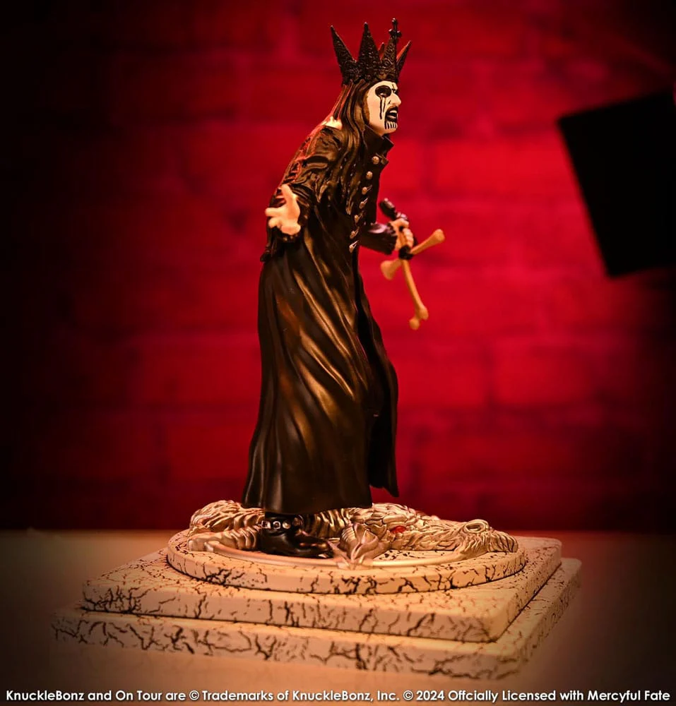 King Diamond III Black Version Mercyful Fate Rock Iconz Figurka 22 cm - Image 15