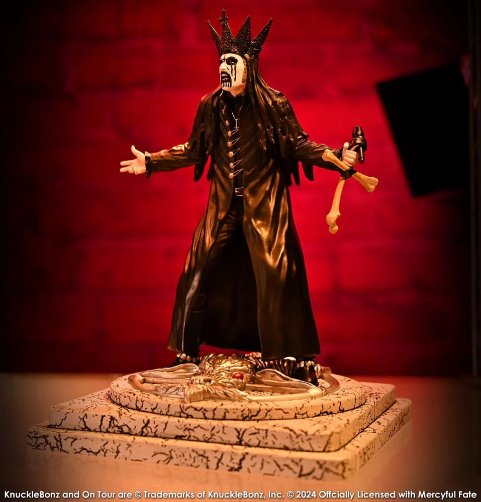 King Diamond III Black Version Mercyful Fate Rock Iconz Figurka 22 cm - Image 18