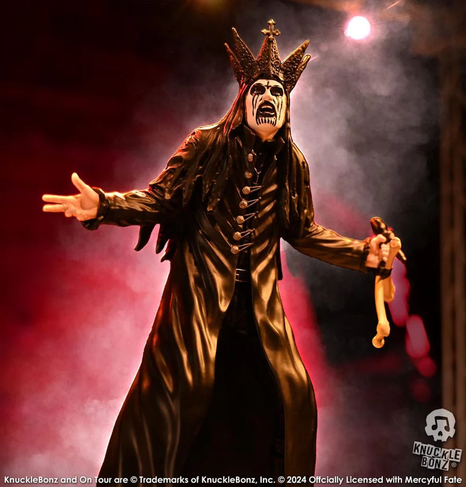 King Diamond III Black Version Mercyful Fate Rock Iconz Figurka 22 cm - Image 3