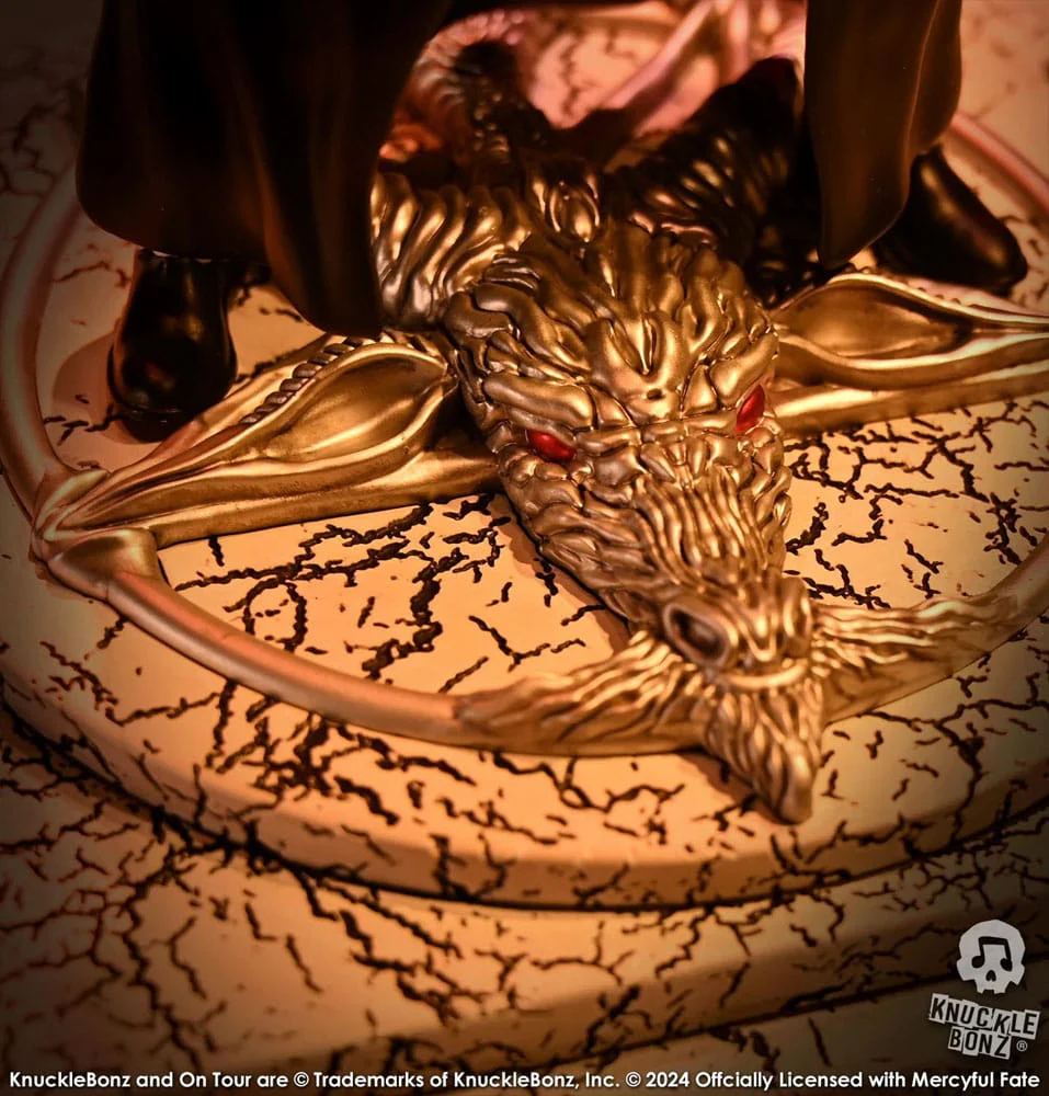 King Diamond III Black Version Mercyful Fate Rock Iconz Figurka 22 cm - Image 4